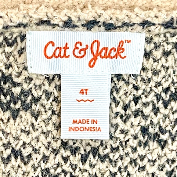 New Girls soft animal print knit cardigan sweater - Picture 5 of 5